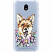 Прозрачный чехол Uprint Samsung J530 Galaxy J5 2017 Winking Fox