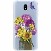 Прозрачный чехол Uprint Samsung J530 Galaxy J5 2017 My Bouquet