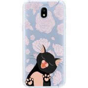 Прозрачный чехол Uprint Samsung J530 Galaxy J5 2017 Meow