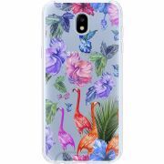 Прозрачный чехол Uprint Samsung J530 Galaxy J5 2017 Flamingo