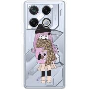 Прозрачный чехол BoxFace Infinix GT 20 Pro Winter Morning Girl