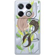 Прозрачный чехол BoxFace Infinix GT 20 Pro Cute Mermaid