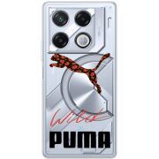 Прозрачный чехол BoxFace Infinix GT 20 Pro Wild Cat