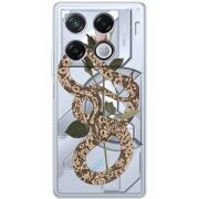 Прозрачный чехол BoxFace Infinix GT 20 Pro Glamor Snake