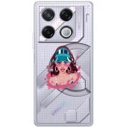Прозрачный чехол BoxFace Infinix GT 20 Pro Selena Gomez