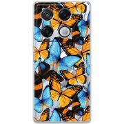Прозрачный чехол BoxFace Infinix GT 20 Pro Butterfly Morpho