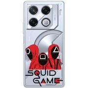 Прозрачный чехол BoxFace Infinix GT 20 Pro siquid game люди в красном