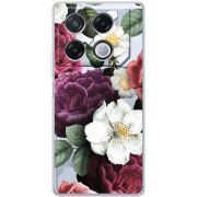 Прозрачный чехол BoxFace Infinix GT 20 Pro Floral Dark Dreams