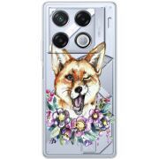 Прозрачный чехол BoxFace Infinix GT 20 Pro Winking Fox