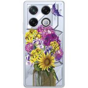 Прозрачный чехол BoxFace Infinix GT 20 Pro My Bouquet