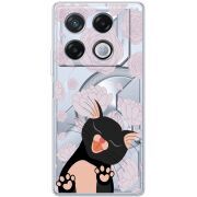 Прозрачный чехол BoxFace Infinix GT 20 Pro Meow