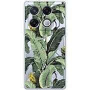 Прозрачный чехол BoxFace Infinix GT 20 Pro Banana Leaves