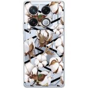 Прозрачный чехол BoxFace Infinix GT 20 Pro Cotton flowers