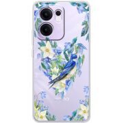 Прозорий чохол BoxFace OPPO Reno 13 FS 5G Spring Bird