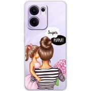 Прозорий чохол BoxFace OPPO Reno 13 FS 5G Super Mama and Daughter
