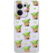 Прозорий чохол BoxFace OPPO Reno 13 FS 5G Pattern Baby Yoda