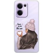 Прозорий чохол BoxFace OPPO Reno 13 FS 5G love is in the air