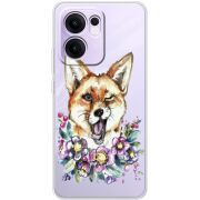 Прозорий чохол BoxFace OPPO Reno 13 FS 5G Winking Fox