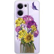 Прозорий чохол BoxFace OPPO Reno 13 FS 5G My Bouquet