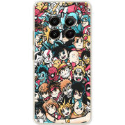 Чохол BoxFace Realme 12 4G Anime Stickers