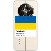 Прозорий чохол BoxFace Realme 12 4G Pantone вільний синій