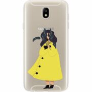 Прозрачный чехол Uprint Samsung J730 Galaxy J7 2017 Just a Girl