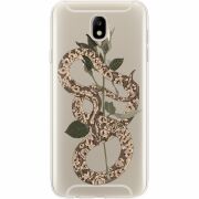 Прозрачный чехол Uprint Samsung J730 Galaxy J7 2017 Glamor Snake
