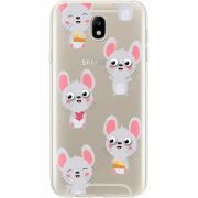 Прозрачный чехол Uprint Samsung J730 Galaxy J7 2017 с 3D-глазками Mouse
