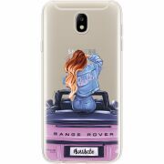 Прозрачный чехол Uprint Samsung J730 Galaxy J7 2017 Boss Babe