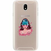 Прозрачный чехол Uprint Samsung J730 Galaxy J7 2017 Selena Gomez