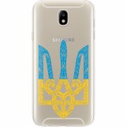 Прозрачный чехол Uprint Samsung J730 Galaxy J7 2017 Gold Trident