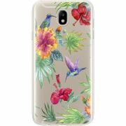 Прозрачный чехол Uprint Samsung J730 Galaxy J7 2017 Tropical