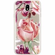 Прозрачный чехол Uprint Samsung J730 Galaxy J7 2017 Rose