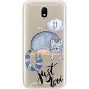 Прозрачный чехол Uprint Samsung J730 Galaxy J7 2017 Just Love
