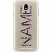 Прозрачный чехол Uprint Samsung J730 Galaxy J7 2017 Именной