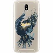 Прозрачный чехол Uprint Samsung J730 Galaxy J7 2017 Eagle