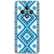 Чохол BoxFace OPPO Reno 12 FS Блакитний Орнамент