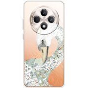 Прозорий чохол BoxFace OPPO Reno 12 FS Swan
