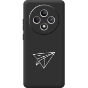 Чорний чохол BoxFace OPPO Reno 12 FS Paper Plane