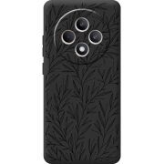 Чорний чохол BoxFace OPPO Reno 12 FS Leaves