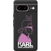 Черный чехол BoxFace Google Pixel 7 Pink Karl