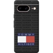 Черный чехол BoxFace Google Pixel 7 Tommy Print