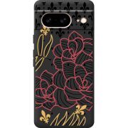 Черный чехол BoxFace Google Pixel 7 FranceFlowers