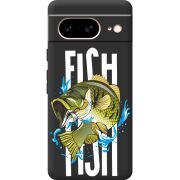 Черный чехол BoxFace Google Pixel 7 Fish