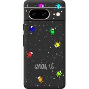 Черный чехол BoxFace Google Pixel 7 Among Us Invisible