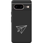 Черный чехол BoxFace Google Pixel 7 Paper Plane