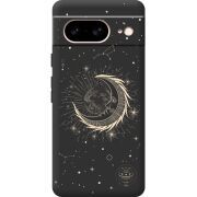 Черный чехол BoxFace Google Pixel 7 Moon