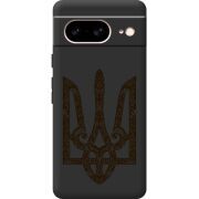 Черный чехол BoxFace Google Pixel 7 Ukrainian Trident