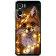 Чохол BoxFace Motorola G05 Різдвяна лисичка