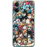 Чохол BoxFace Motorola G05 Anime Stickers